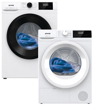 Комплект машин Gorenje Пральна W3NGPI61SBS + Сушильна D2HNE7E