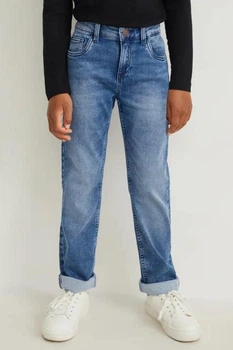 Голубые узкие джинсы Skinny для подростка мальчика 170 см (14+Y) C&A