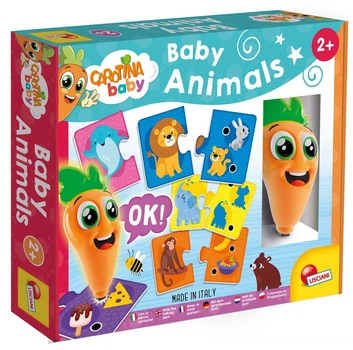Навчальна настільна гра Lisciani Carotina Baby Тварини (8008324107285)
