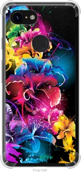 Чехол на Google Pixel 3 Абстрактные цветы "511sp-1528-70447"