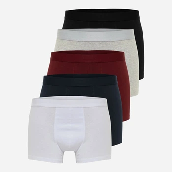 Набір трусів боксерів чоловічих бавовняних Trendyol TMNAW21BX0019 L 5 шт Multicolor (8683049668077)