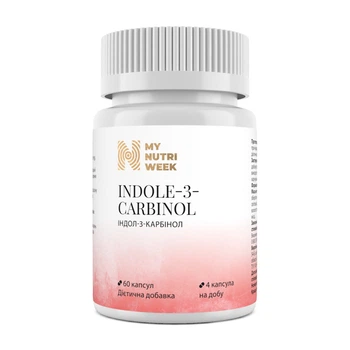 Індол-3-карбінол, Indole-3-Carbinol, My Nutri Week, 60 капсул (MNW-532795)