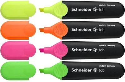 Маркер текстовий, Набір 4 шт., 1500 Job Schneider