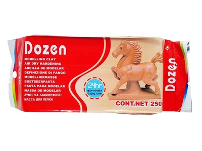 Паста для моделювання 250гр. Теракота, самозастигаюча, В250 Dozen