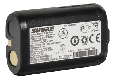 Akumulator Shure Li-Ion SB900B (42406637985)