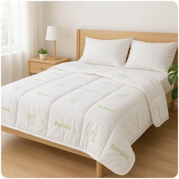 Одеяло летнее бамбуковое полуторное 140*200 см HMG Bedtextile Нидерланды