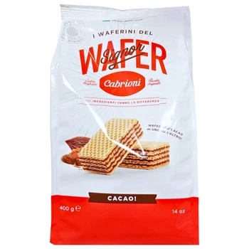 Вафлі Cabrioni I Waferini del Signor з какао-кремом 400 г