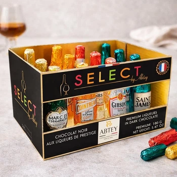 Шоколадні пляшечки Abtey Chocolatier Selection Liqueurs 12s 155g