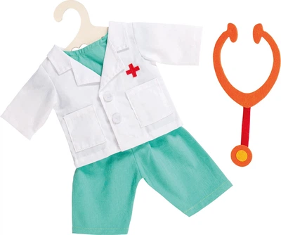 Strój lalki lekarza Heless ze stetoskopem 38-45 cm 1520125 (4001949026539)