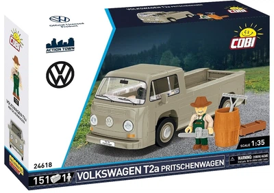 Klocki konstrukcyjne Cobi Volkswagen T 2 a Pritschenwagen 151 szt (COBI-24618) (5902251246181)