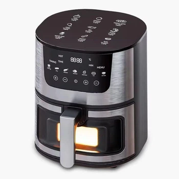 Аэрофритюрка Для Жарки Без Масла Черная 7 Л Domotec (315531)