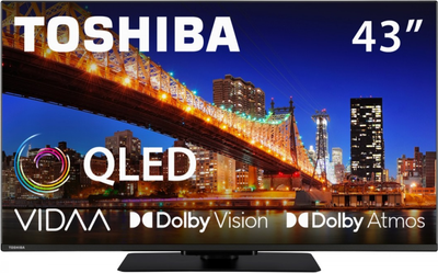 Телевізор Toshiba QLED 43" 43QV3F63DG