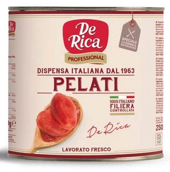 Томаты целые Pelati De Rica Очищенные Отборные 2.5 кг (Италия)