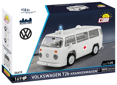 Klocki konstrukcyjne Cobi Volkswagen T 2 a Krankenwagen 169 szt (COBI-24619) (5902251246198)