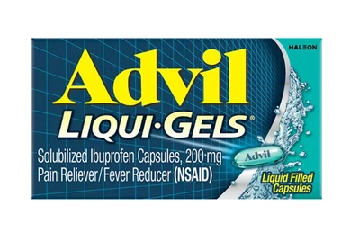 Капсули Advil Liqui-Gels, знеболювальне, 200 мг, 40 капсул