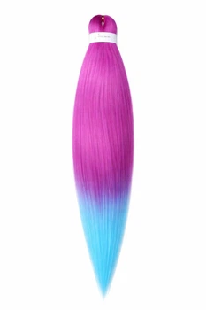 Канекалон Easy Braid В30 омбре фиолетовый голубой