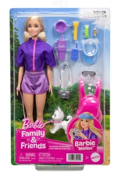 Лялька Mattel Barbie Malibu мандрівниця з аксесуарами  JJV59 (194735342419)