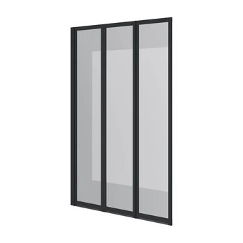 Шторка для ванны Koller Pool Style 1000х1500 мм Left Black Matt/Clear (1625181803)
