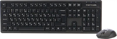 Комплект беспроводной A4Tech FG1200 Wireless Black (4711421003186)