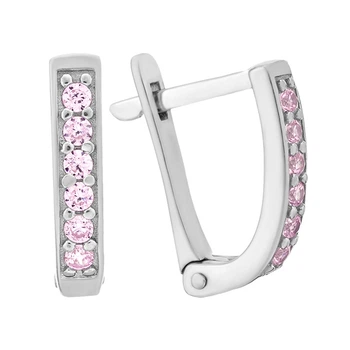 Серьги серебряные дорожка с фианитами Silver Style (202812.15 sku:2300103603510)