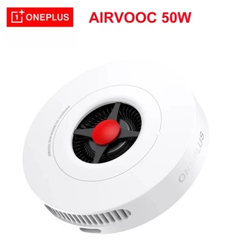 Бездротова магнітна зарядка OnePlus AirVOOC 50W для смартфонів із підтримкою бездротової зарядки (біла)