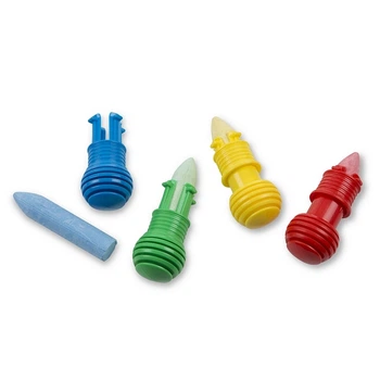 Мел для рисования на асфальте MelissaandDoug MD9313 с пластиковыми держателями