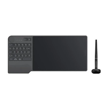 Графічний планшет Huion Inspiroy Keydial black, 8.9X5.6", 5080 LPI, 8192 levels, Bluetooth 5.0