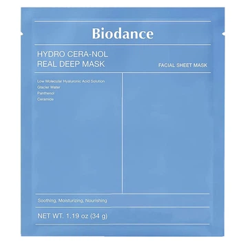 Ночная гидрогелевая маска с церамидами против сухости Biodance Hydro Cera-Nol Real Deep Mask 34 г