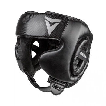 Боксерський тренувальний шолом V`Noks Optima (60228) з захистом вилиць L/XL (57-64 см) Чорний