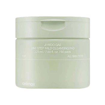 Очищающие пэды для снятия макияжа Celimax Ji Woo Gae One Step Mild Cleansing Pad 60 шт