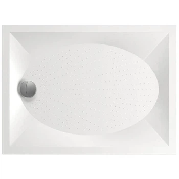 Душовий піддон зі штучного каменю Paa ART KDPART90X120/00 90х120см прямокутний білий глянець