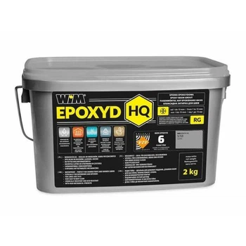 Заповнювач для швів WIM Epoxyd 1/13 епоксидний двокомпонентний сірий 2кг