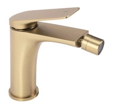 Змішувач одноважільний на біде brushed gold Rea Avalon REA-B2701 (00140551)