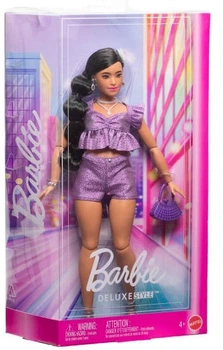 Лялька Barbie Deluxe Style фіолетовий костюм JFP43 /2 (0194735303045)