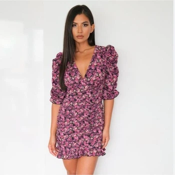 Сукня Missguided DE933716 34 чорний квіти