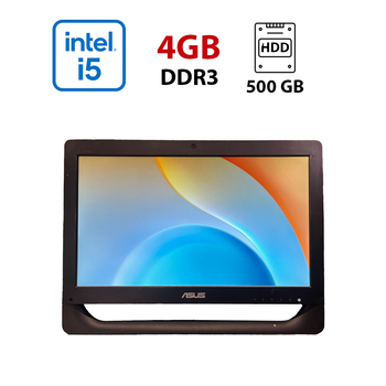 Моноблок Asus ET2013IUKI / 20" (1600x900) TN / Intel Core i5-3550S (4 ядра по 3.0 - 3.7 GHz) / 4 GB DDR3 / 500 GB HDD / Intel HD Graphics 2000 / WebCam б/у