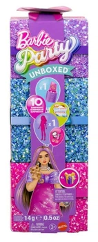 Лялька-сюрприз Mattel Barbie Glam Party Стильні приготування Рожева JFY67 (0194735308637)