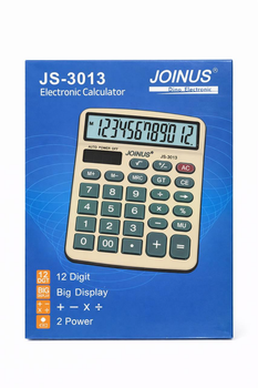 Калькулятор Joinus JS-3013 с большим дисплеем и солнечной батареей