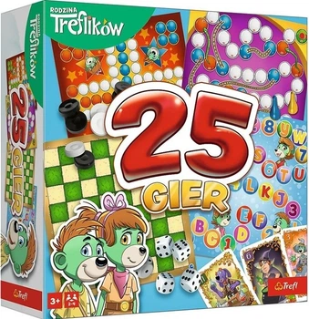 Gra planszowa Trefl Rodzina Treflików Kalejdoskop 25 gier (5900511028249)