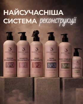 Професійна система холодної реконструкції волосся нового покоління GS Radiant Bliss Bond Reconstruction System