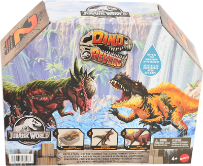 Ігровий набір Mattel Jurassic World Dino Reveal Battle Pack JDC60 (194735280933)