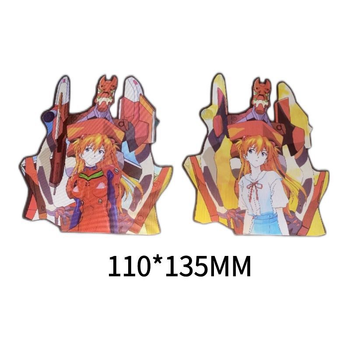 Голографическая наклейка Евангелион Аска Лэнгли Evangelion Asuka Langley