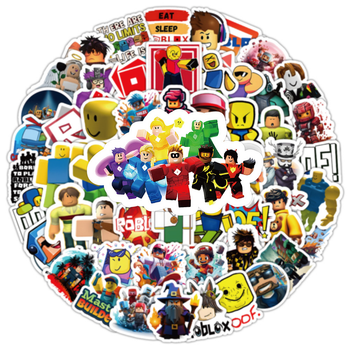 Стікерпак Роблокс Набір наклейок GeekLand ROBLOX 100 штук