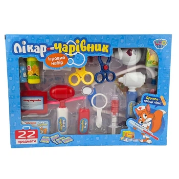 Детский игровой набор 22в1 Врач-волшебник Limo Toy 0462 с аксессуарами