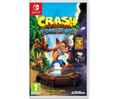 Гра Crash Bandicoot N'sane Trilogy (англійська версія) (Nintendo Switch)