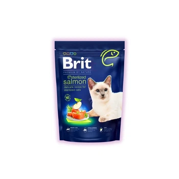 Сухой корм для стерилизованных кошек Brit Premium с лососем для взрослых стерилизованных кошек 800 г