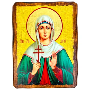 Икона Дария Римская под старину 13х17 см