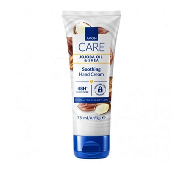 Защитный крем для рук Avon Care Jojoba Oil & Shea Soothing Hand Cream с маслами жожоба и ши 75 мл