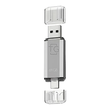 USB Flash Drive 3.0 T&G 64gb USB/Type C 009 Срібло