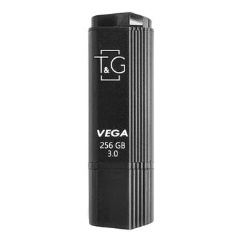 Флешка ЮСБ T&G 256Gb Vega 121 USB Flash Drive 2.0 память 256 Гб Black
